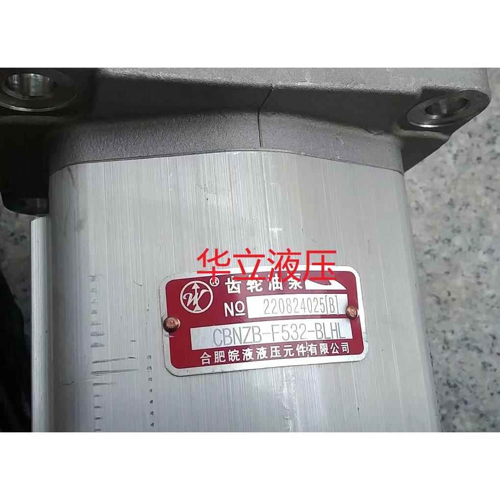 合肥皖液液压泵 CBNZB CBNZQ-F550-BLHL F540 垃圾压缩车齿轮泵