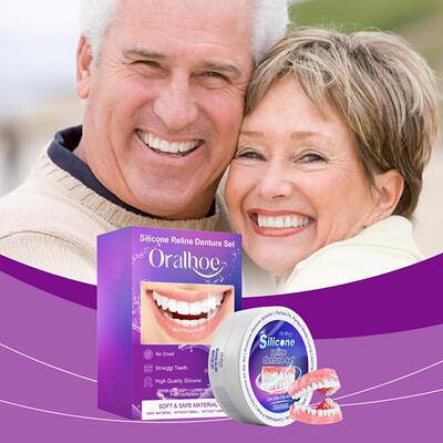 ORALHOE Denture Enhancement Kit - Natural Smile and Comforta