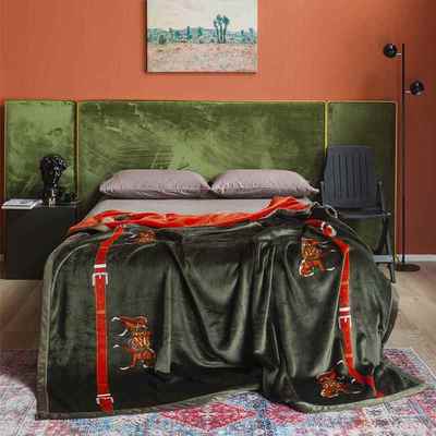 1VPR法兰绒毛毯床单冬加厚双面绒云毯单双人欧式珊瑚绒盖毯被子春