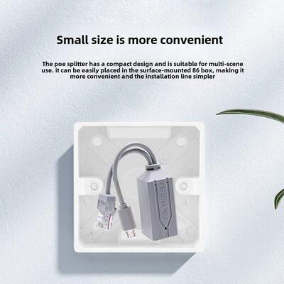 POE分离器标准48V转5V摇头机MicroUSB口供电模块安卓tyepc迷你款