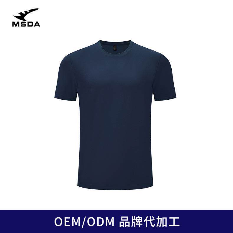 美时达达2025新款速干T恤圆领短袖夏季速干户外工作服团体服短袖