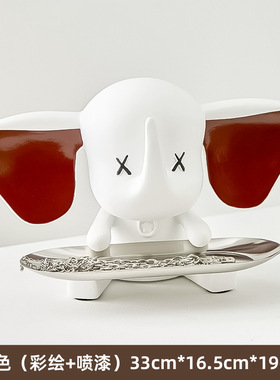 装饰品锦轩托盘摆件入户装饰摆件