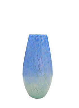 欧式复古简约风花瓶彩色玻璃花器桌面水培插花容器电视柜玄关装饰