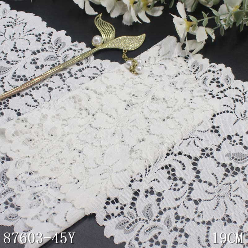 满隆服装经编唐多款辅料色 弹力蕾丝花边花边精品蕾丝幅窗帘花朵