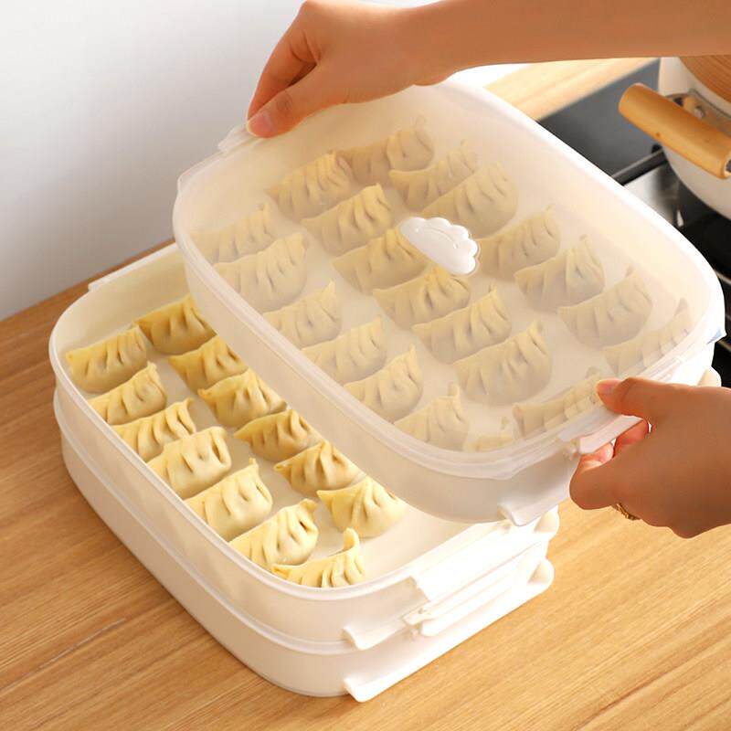 水饺盒冻水饺家用冷冻水饺盒冰箱保鲜盒收纳盒托 托盘多层冷冻馄