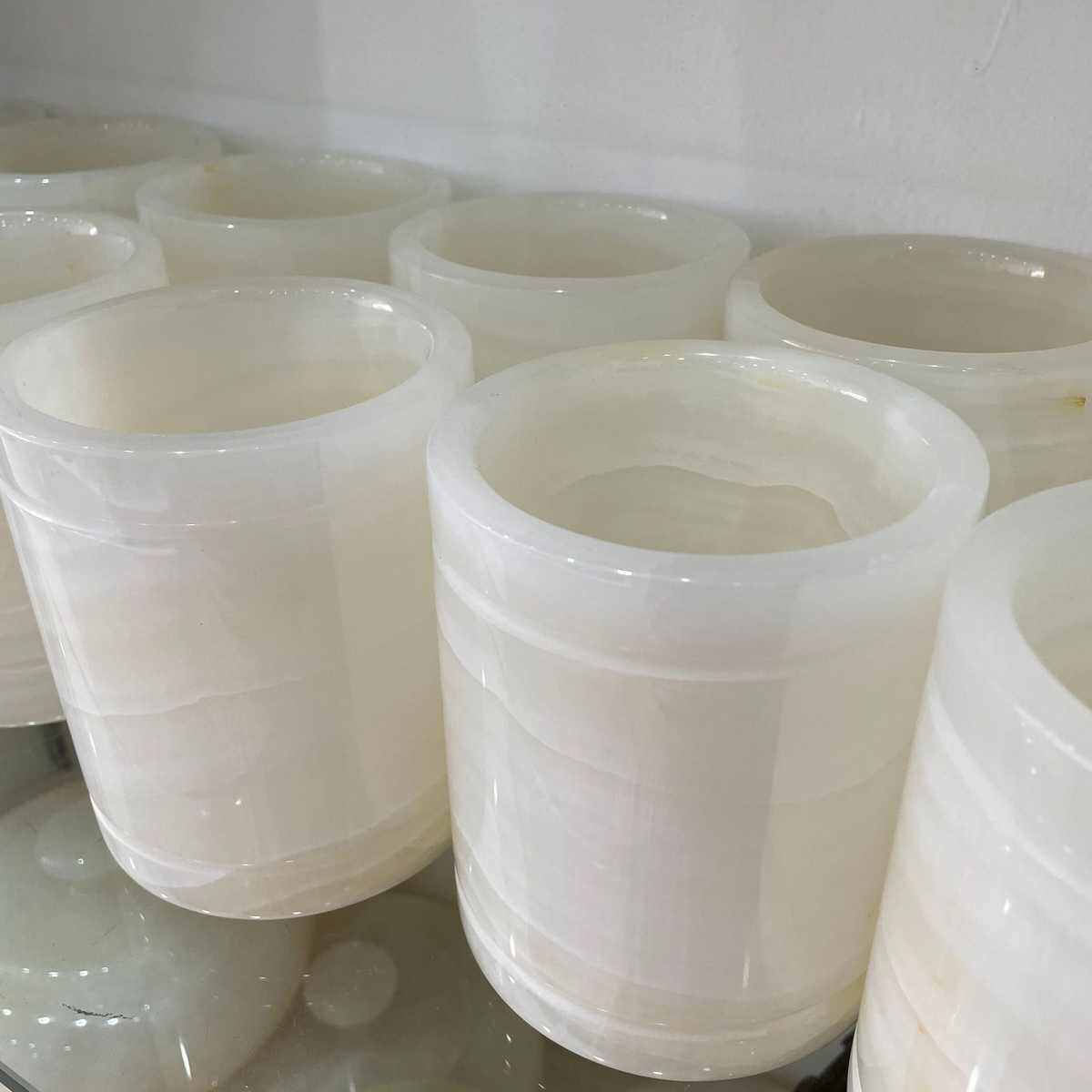 玉石文具商务创意bzhao宝笔筒大号兆工艺品礼品摆件云浮玉石学习