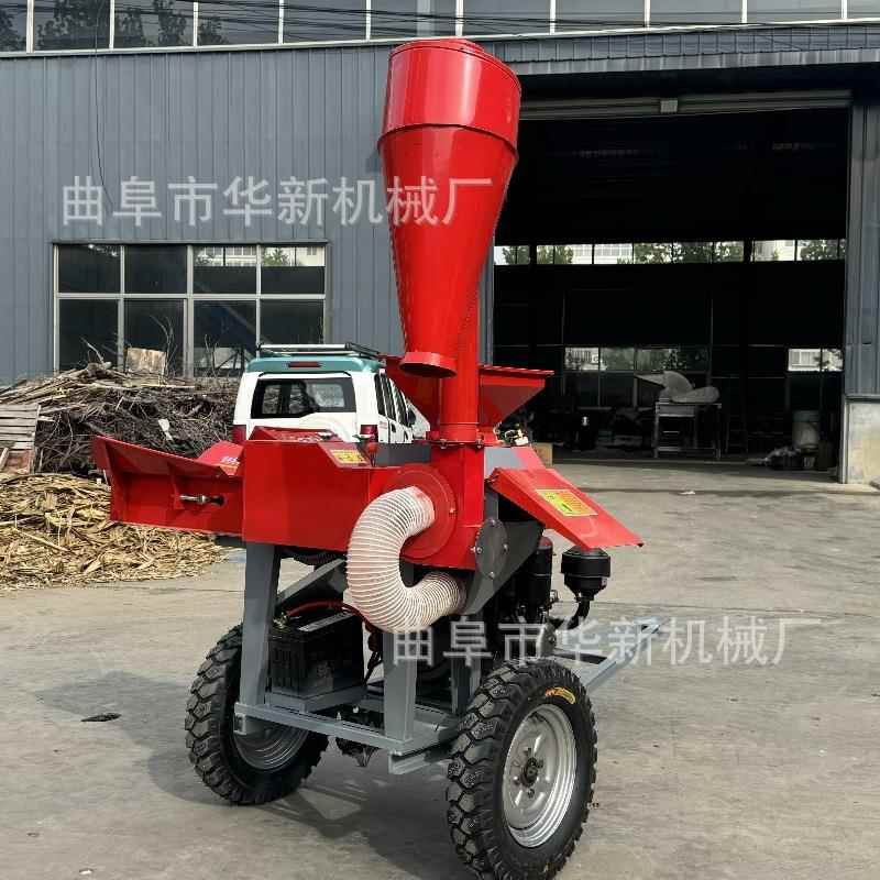 厂家直销铡草揉丝一体机家用养殖猪牛羊铡草机干湿两用秸秆揉丝机