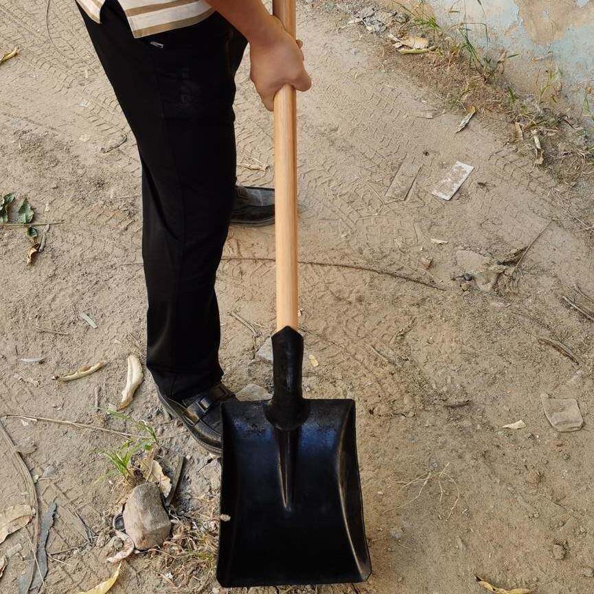 。道具铁锹武行打斗用电影电视剧拍摄影视舞台表演软质仿真平头铁