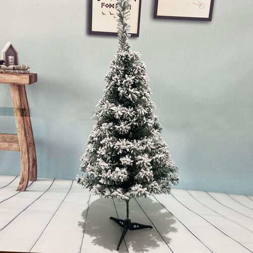 仿真植绒树雪树喷雪树60cm1.5米/1.8米2.1/3米白色圣