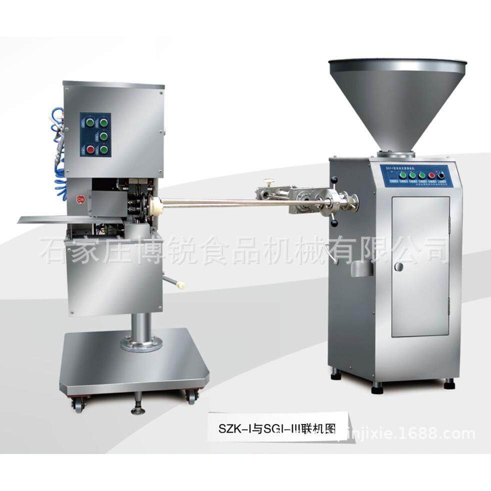 门市菜市场加工火腿肠全自动灌装打卡机方便快捷减少排队时间
