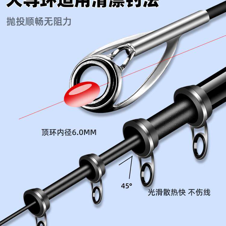 矶钓竿矶竿远投滑漂大导环矶竿碳素超硬手海两用新款