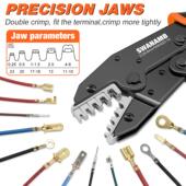 4.8插簧端子连接器压接钳 2.8 06B插簧接线端子压线钳XH2.54