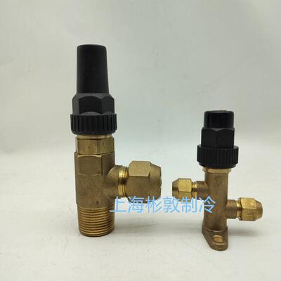 制冷机组直角截 储液罐全铜直角截止阀 中止阀 DG 4 10 12 13 16