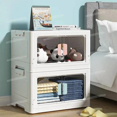 Stackable Storage Box Large Capacity Foldable Storage Organi