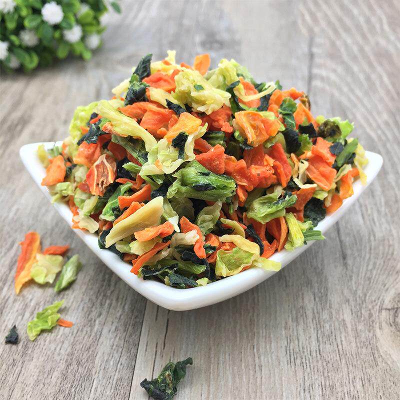 宠物蔬菜沙拉混合菜干什锦蔬菜干1千克兔子豚鼠磨牙兔玩具用品
