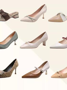 北欧简约家居样板房样板间衣帽间鞋柜道具高跟鞋软装饰品摆件轻奢