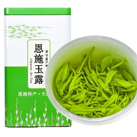 湖北恩施玉露茶叶自己喝绿茶特级2024新茶高山春茶蒸青富硒散装茶