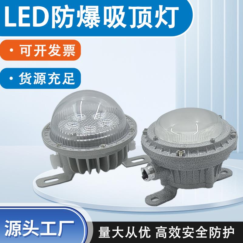 LED防爆灯吸顶灯化工厂房专用灯车间仓库船用隔爆投光照明灯壁灯