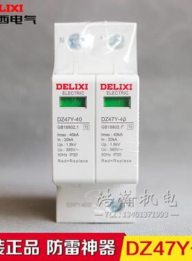 德力西DZ47SY电涌浪涌保护器防雷1P+N 2P 3P+N 4P 40/20/65KA385V