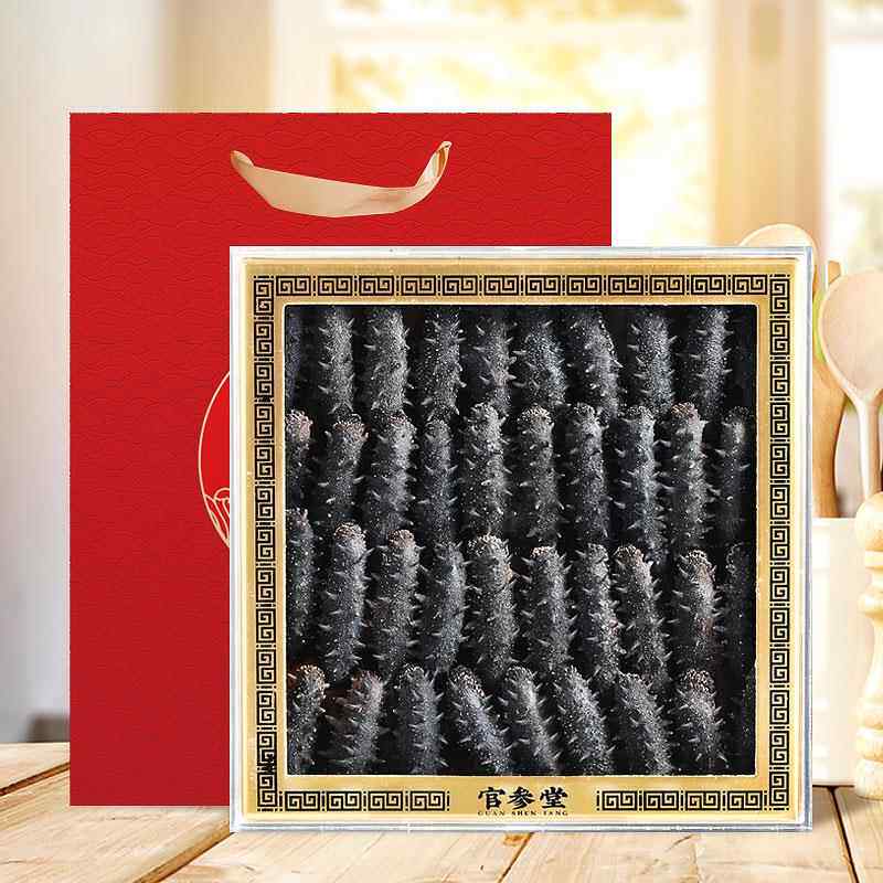 官参堂尊品稀有参王大连9年淡干海参干货250g深海辽刺参礼盒