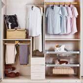 架裤 裤 抽拉裤 抽内裤 推拉 架伸缩衣柜家用柜挂见详情金子架多功能裤