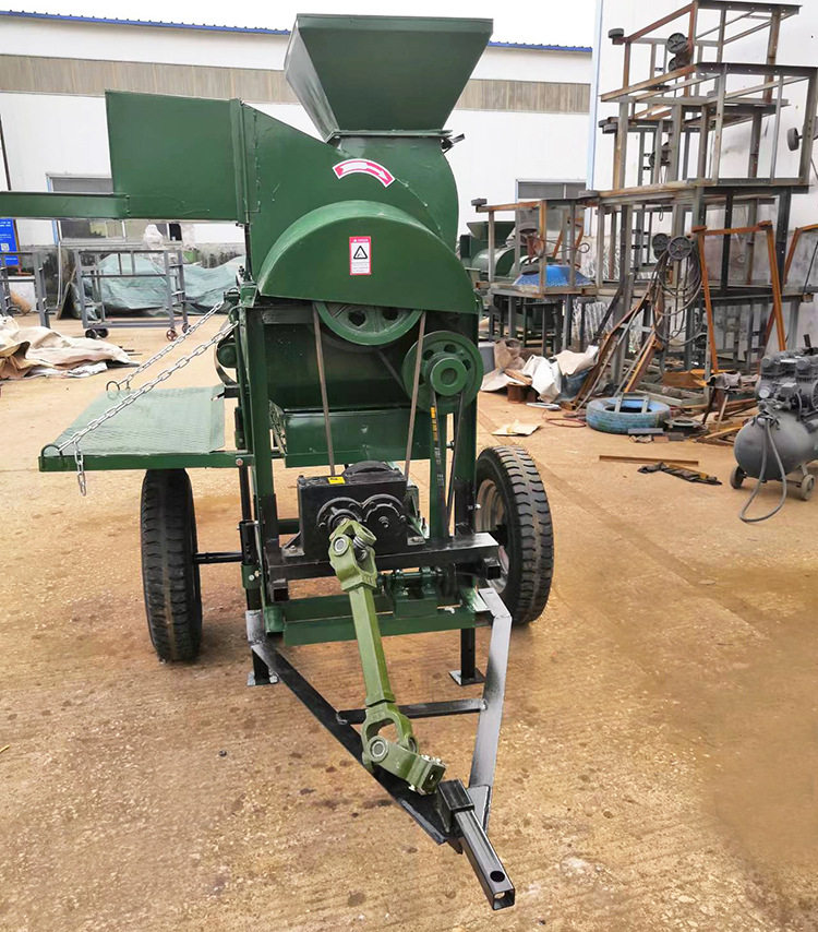 玉米扒皮脱粒机农用水稻旱稻打粒机新型黄豆脱粒机农用打麦机