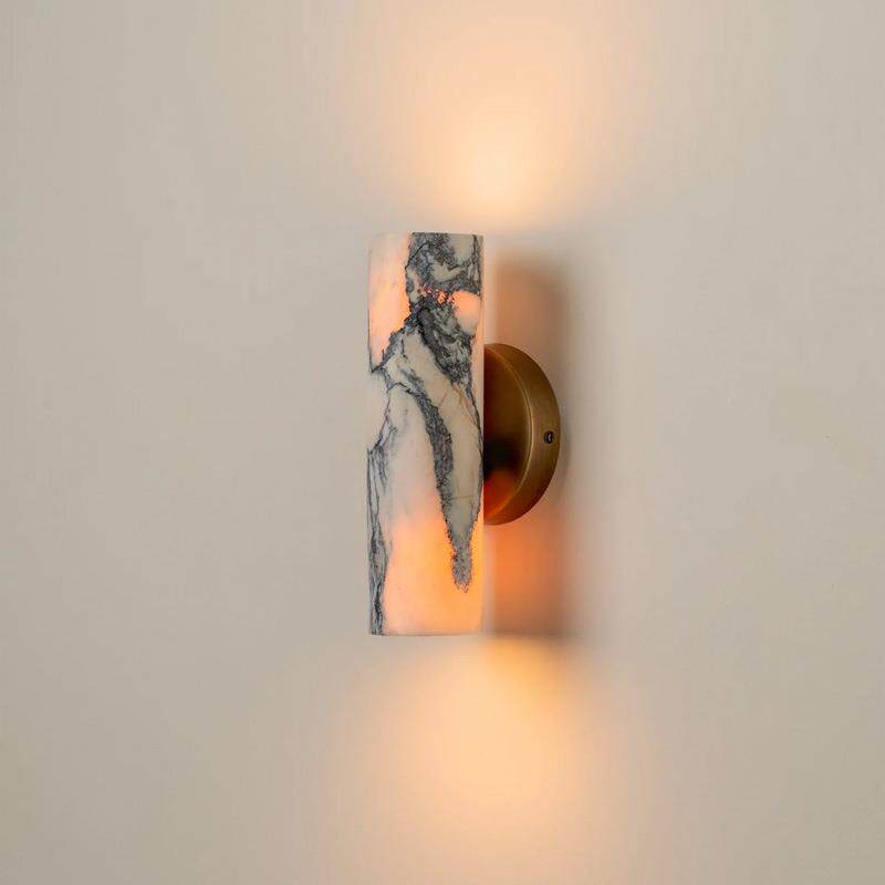 法式轻奢个性创意天然大理石壁灯玄关客厅卧室走廊过道背景墙壁灯