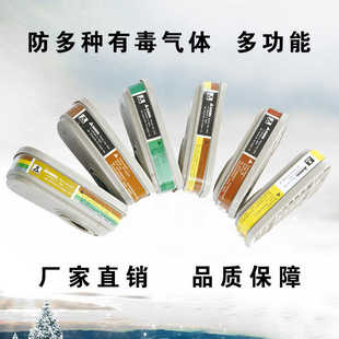 一护6001cn6002CN6004CN滤毒过滤盒防毒面具活性碳芯7502可配6200