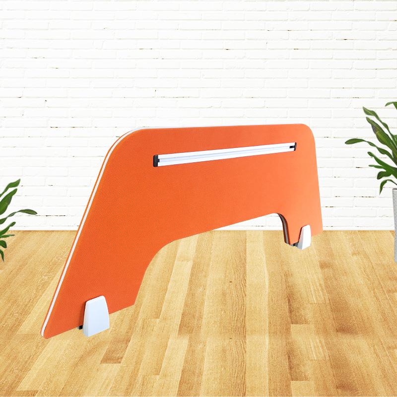 办公挡板桌面屏风板工位隔断板隔桌咨询客服面木公板包布板办桌桌