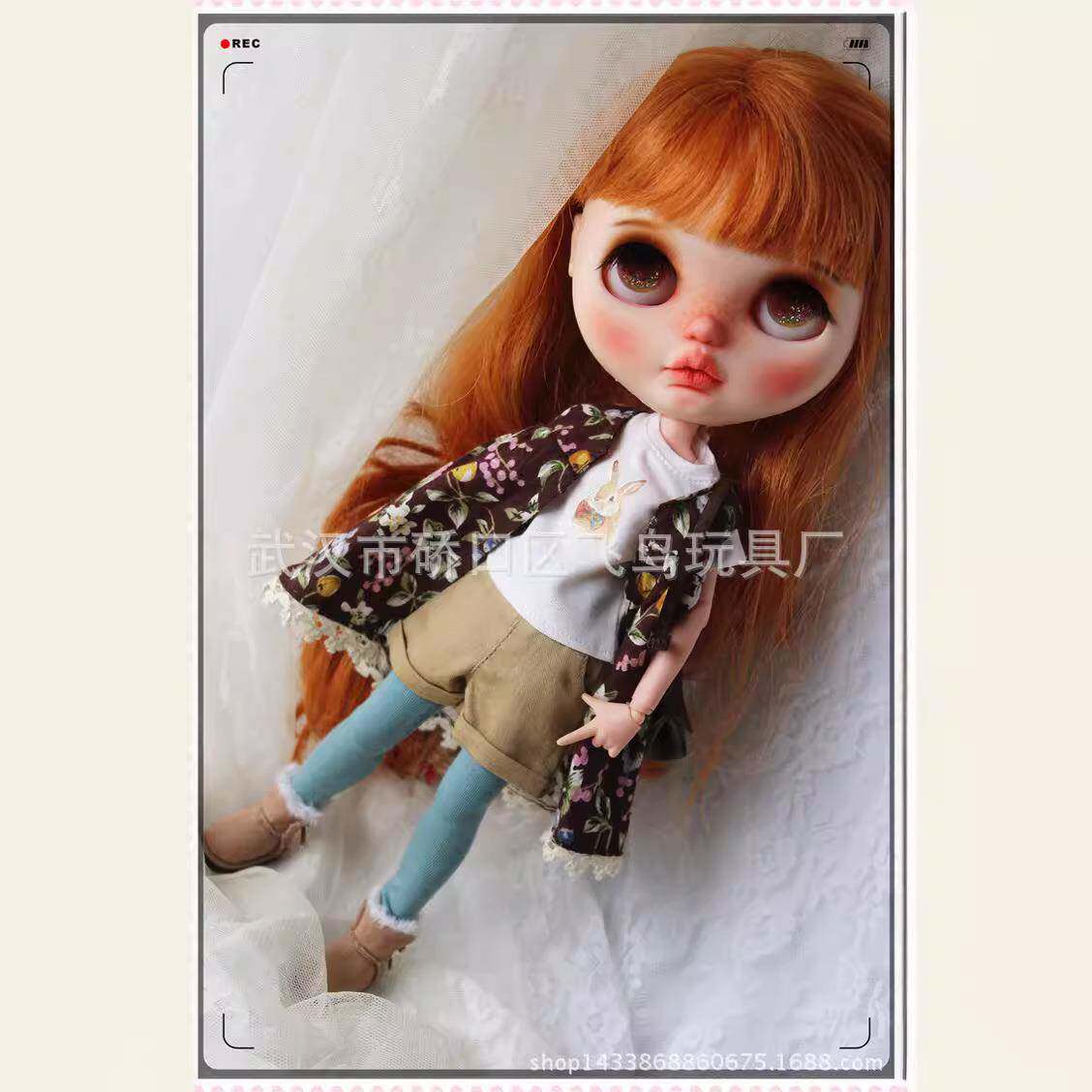 6分娃娃blythe娃衣丽嘉娃娃衣服小布娃娃衣服现货