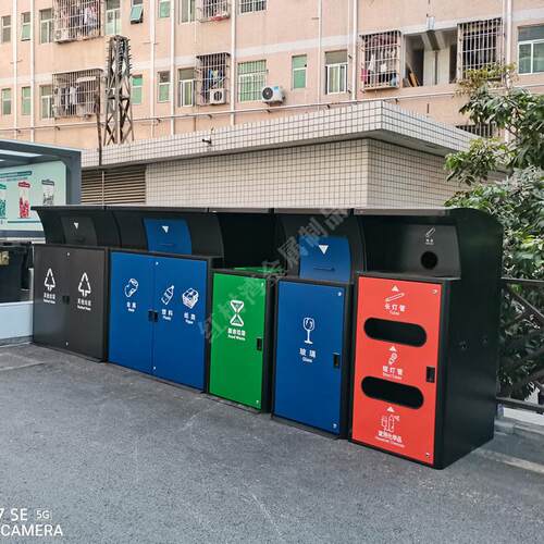深圳不锈钢分类垃圾桶外罩生活垃圾集中投放点智能垃圾箱厂家