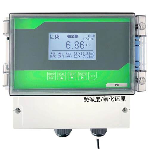 壁挂式工业在线PH/ORP计水中酸碱度检测仪WXZJ-PH6000