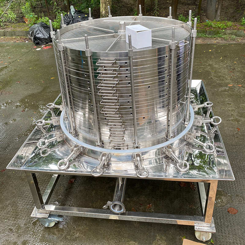 不锈钢层叠式板框过滤器脱粉末脱水脱色活性炭流体医药保温设备
