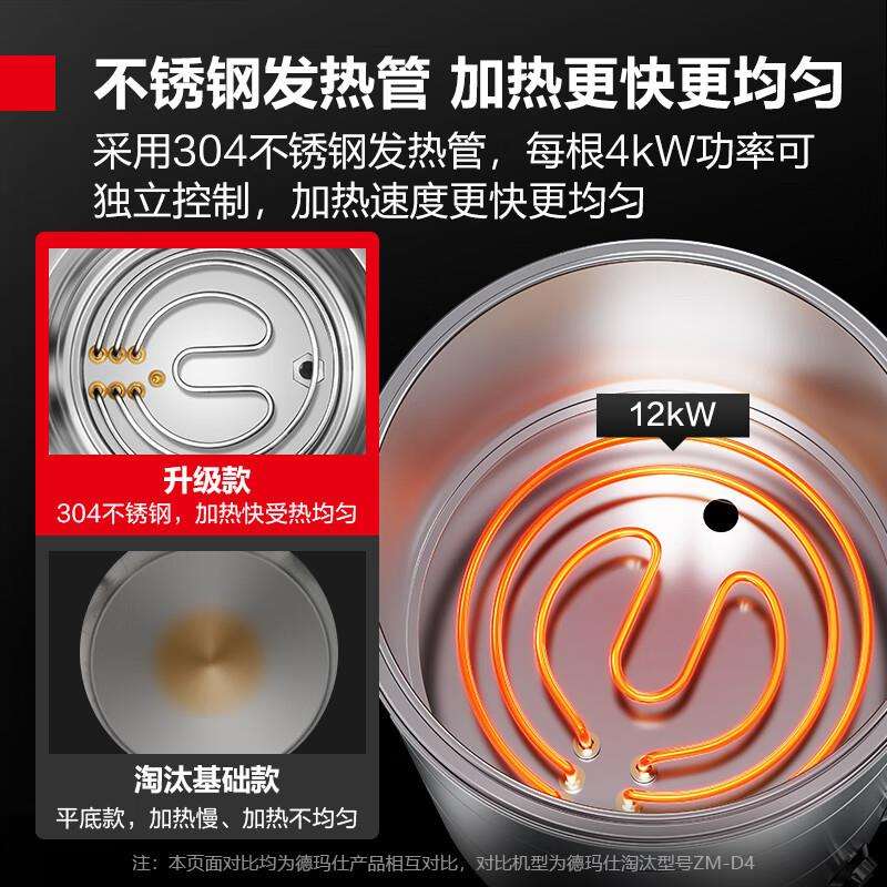 德玛仕DEMASHI商用保温煮面炉煮面桶+凉茶桶电热汤桶烧水加热保温