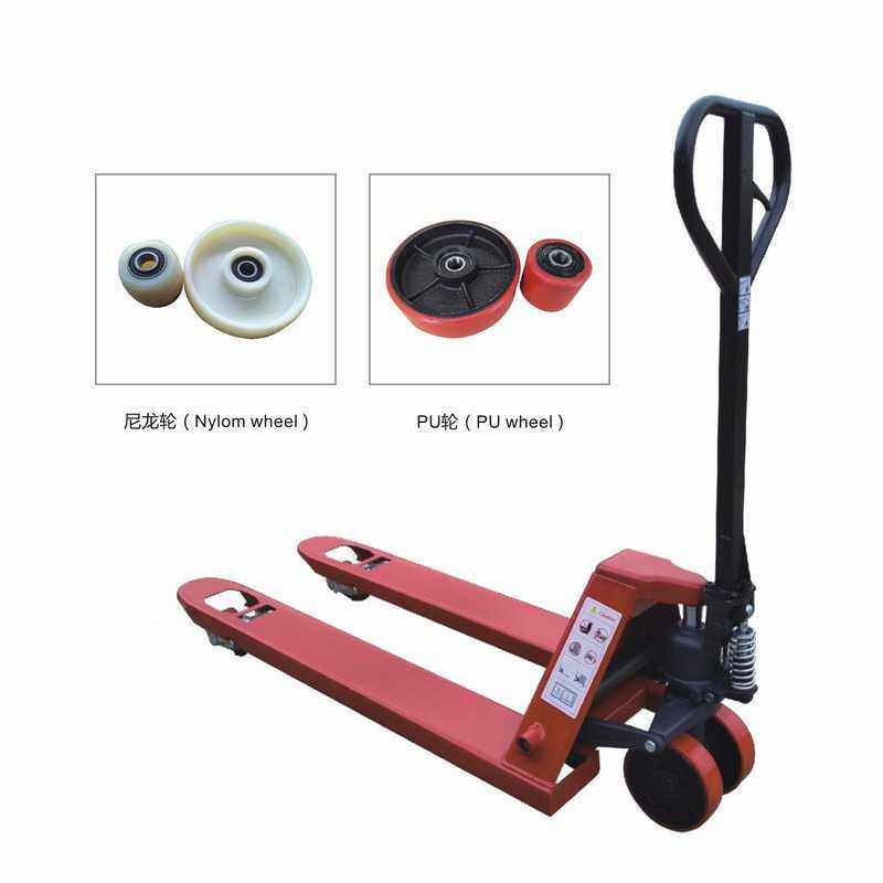 外销款手动液压叉车 托盘搬运车 2t 3吨 油压拖板车 手动地牛叉车