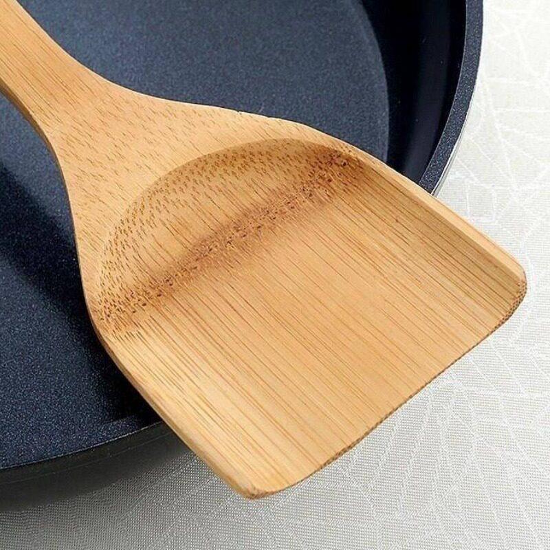 楠竹家用不沾锅竹子无漆竹制木铲炒菜家用竹饭匙专用锅铲铲子竹