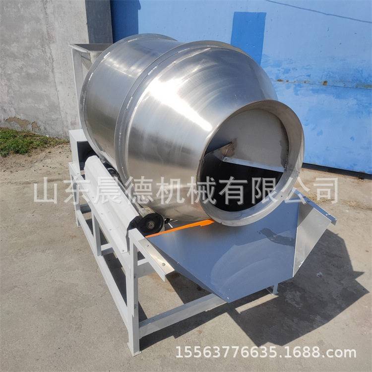 多功能火锅底料搅拌机 不锈钢滚筒混合鸡翅牛肉干拌料机