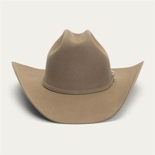 Western Style Curved Brim Cowboy Hat Pure Wool Felt Hat