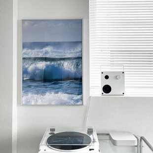 饰画 The 蓝色治愈风装 sea 客厅背景墙挂画玄关卧室斗柜摆件 blue