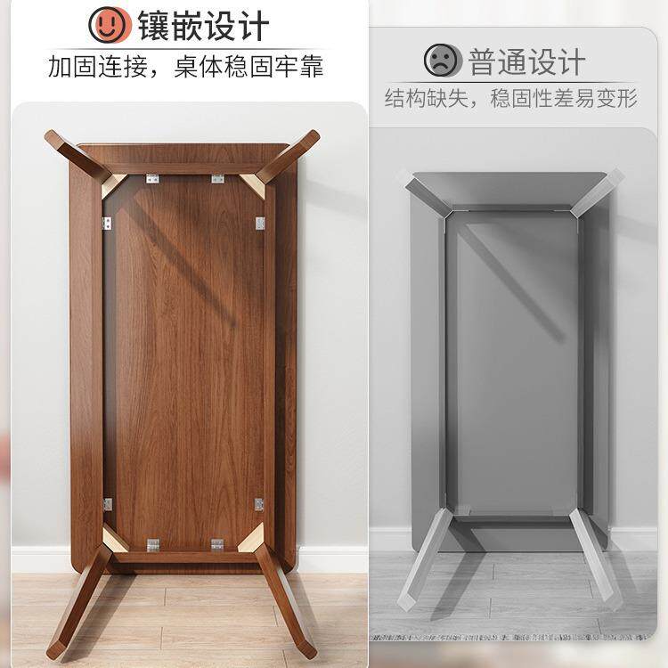 极简实木书桌家用卧室书房电脑桌简约学生学习写字台简易桌椅组合