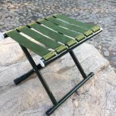 居家老人折叠扁管马扎可携式 加厚马扎子钓鱼凳子户外火车小板凳