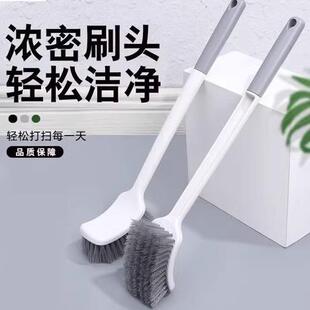 Home-use toilet brush with no dead angles, featuring soft br