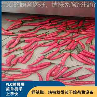 椒粉LM-40KW-烘干机 八波角 微辣波烘干杀菌设备调味品微烘干杀菌