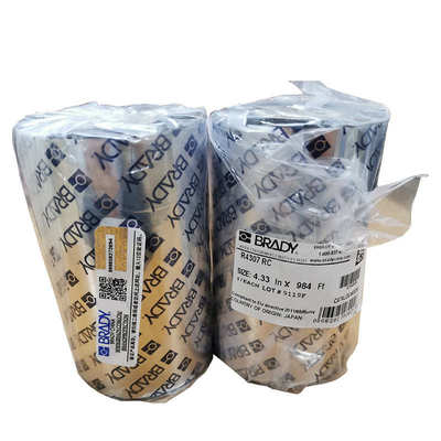 贝迪BRADY R4307蜡基混合全树脂碳带 彩色条码标签打印机色带