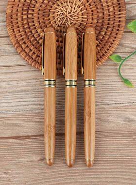1PC Bamboo Calligraphy Art Fountain Pen Broad Stub Chisel-po