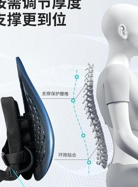 ?体人工学靠垫座办公室护腰靠背垫护椅子靠垫腰托久坐F76TM69J腰
