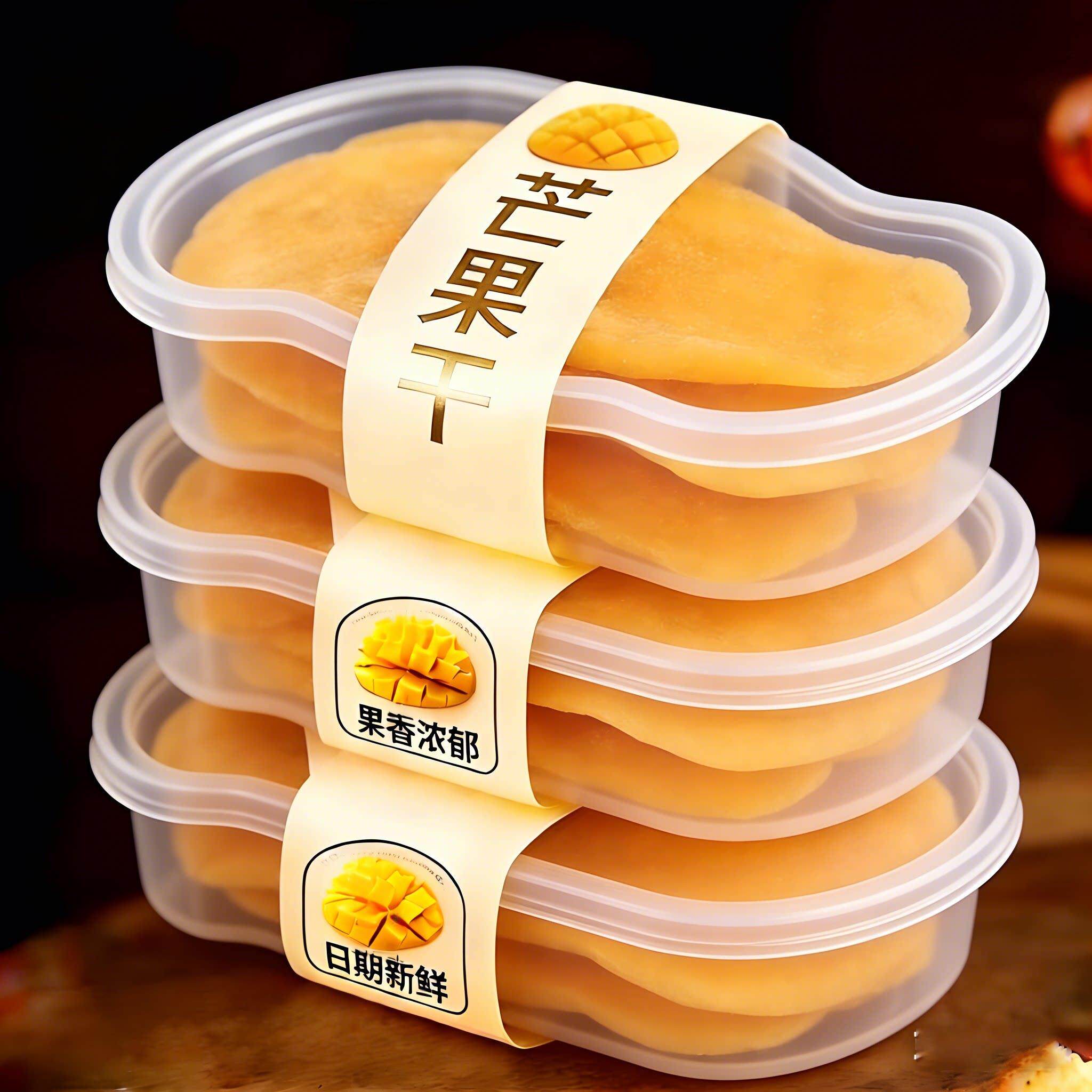 正宗原切芒果干无糖无添加旗舰店独立包装天然厚切大片孕妇果脯食