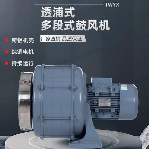 TWYX全风环保中压风机HTB125-10057.5KW机械冷却多段式鼓风机排风
