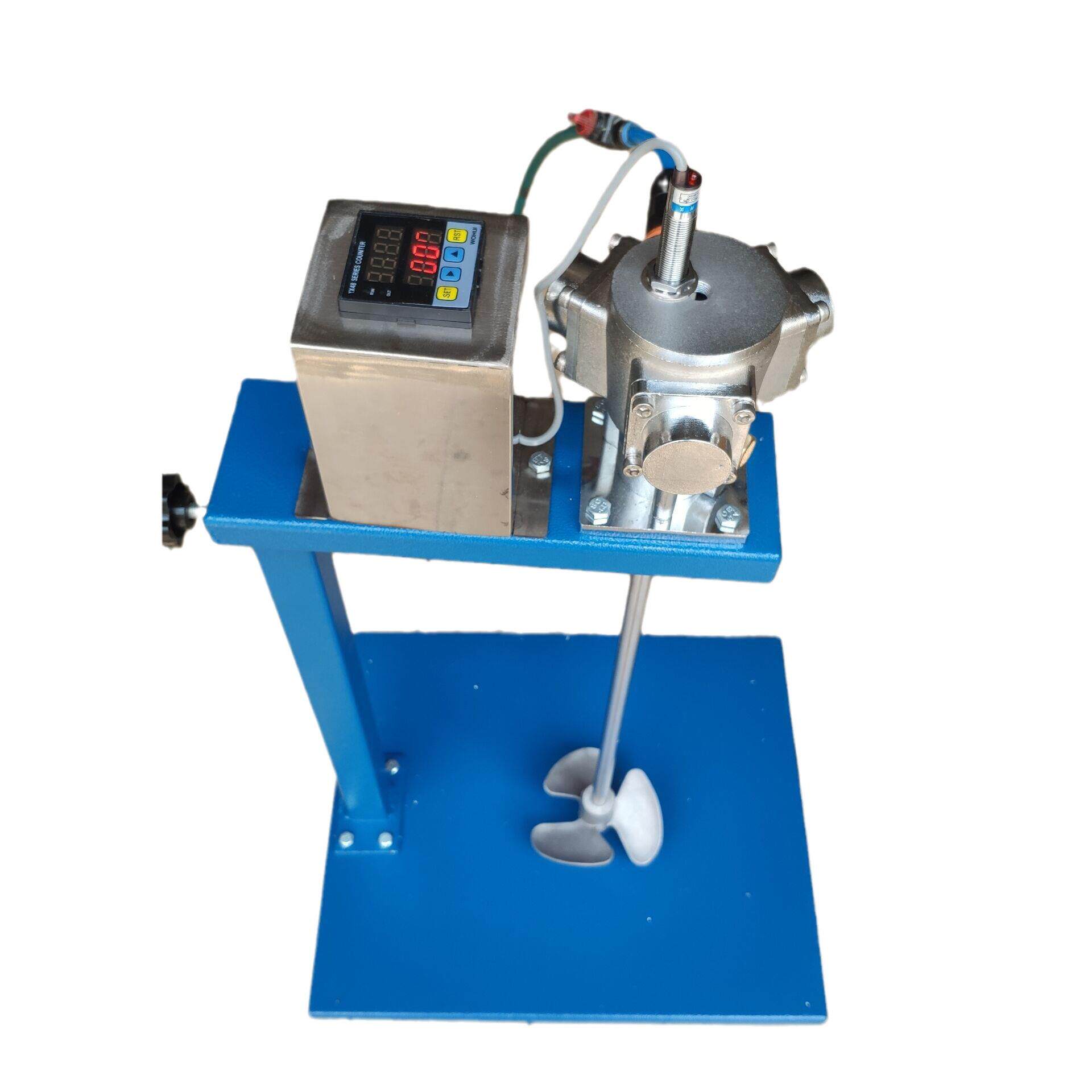 气动搅拌器 5加仑手动升降油墨油漆涂料数显自调搅拌机化工防爆机