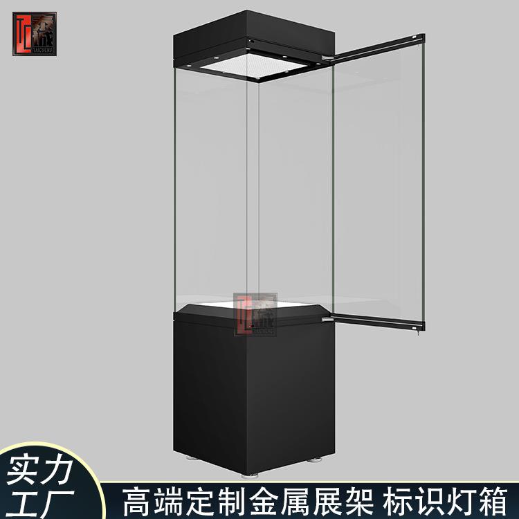 常规款博物馆中岛柜低反射夹胶玻璃文物展示柜掩门文创古董展览柜